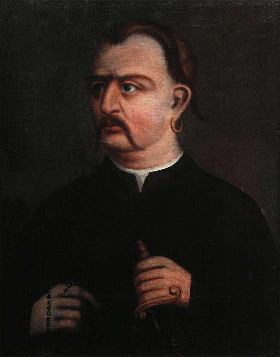 Portret Maksyma Żeleźniaka (Zalizniaka), przywódcy koliszczyzny, koniec XVIII w., Muzeum Sztuki w Sumach. Domena publiczna, Wikimedia Commons.